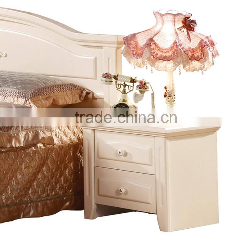 White Bedroom Furniture Stylish Bed side Table HA-829# Bed Study Table Night Table