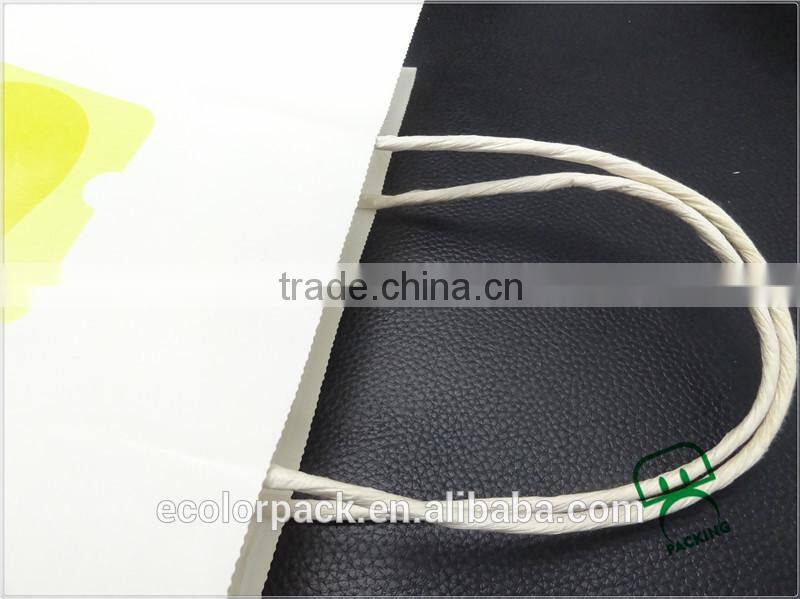 Custom Made Promotional White Craft Paper Bag