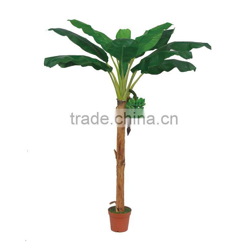 make decorative plastic banana trees