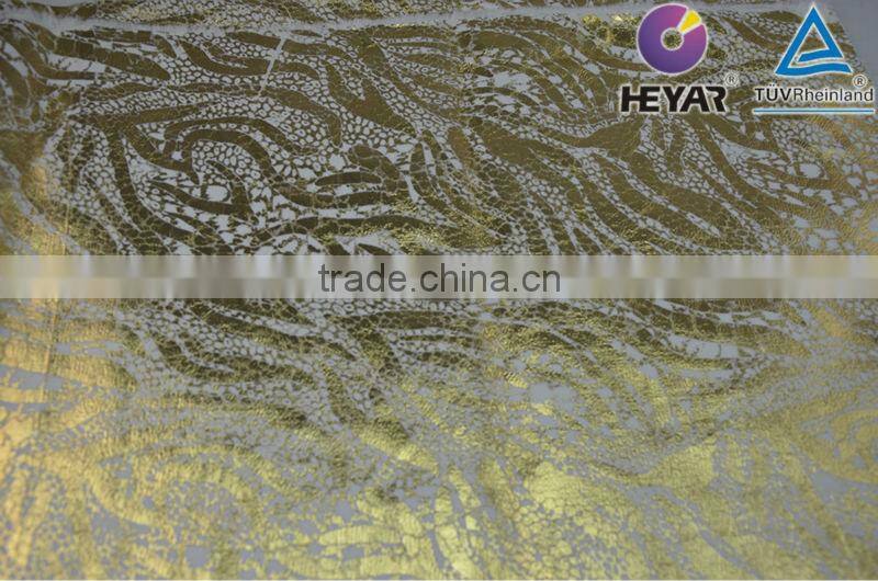 different kinds of fabrics with pictures spandex fabric hot stamping foil for textile fabric