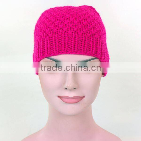 plain beanies wholesale/girls plain beanies/plain beanie cap