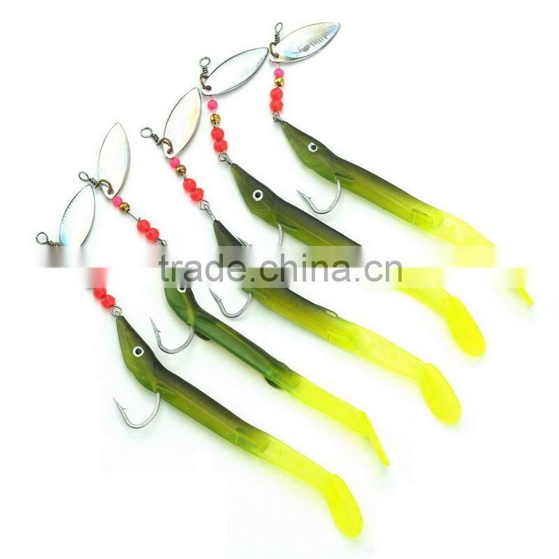 10 PCS 6g Fishing Spoon Lure Sequin Paillette Metal Hard Bait Hook Tackle Culter Mandarinfish Aukua Bass