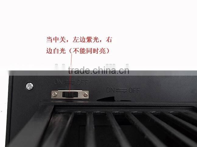 Square solar mosquito lamp, solar lawn lamp 2 leds