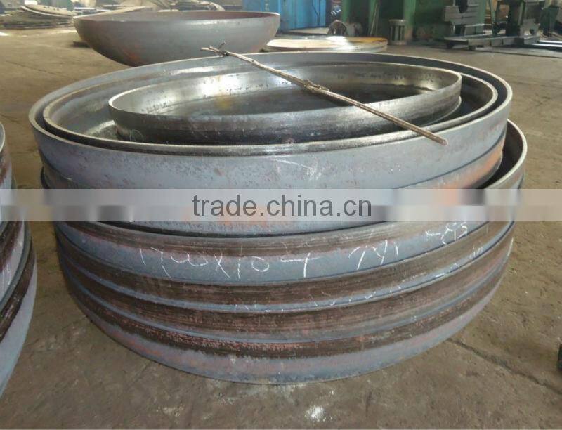 Stainless steel bottle cap weld steel pipe end