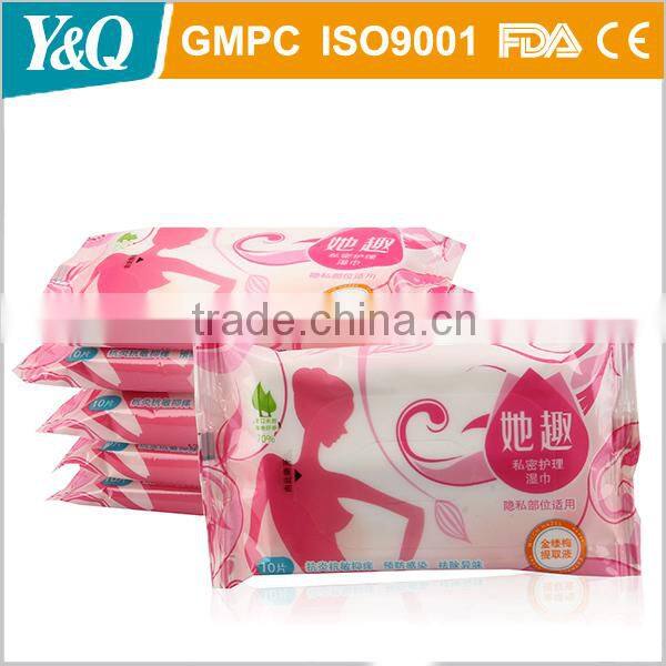 Lady Skin Cleaning Wet Wipes