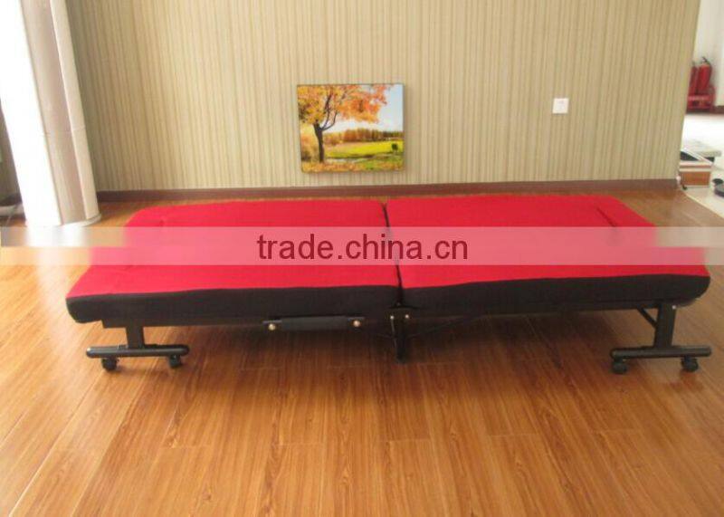 Fashionable red Folding Sofa Bed design