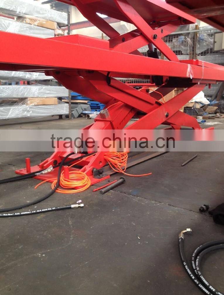 hydraulic scissor garage car elevator lift for wheel alignment