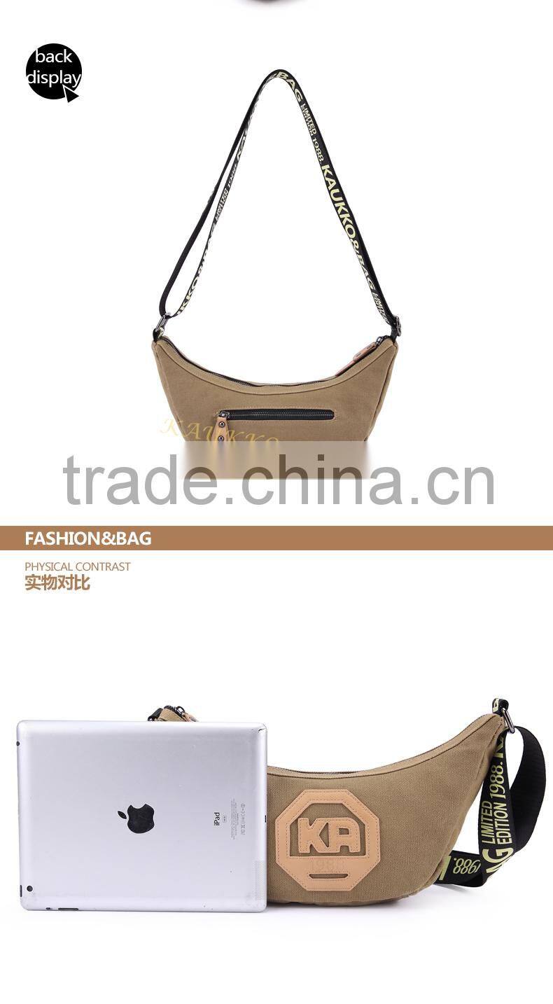 Fashion Lady Messenger Bag Woman Shoulder Bag Trendy Sling Bag Canvas Messenger Bag