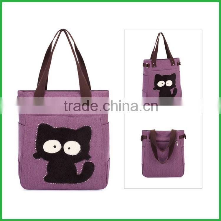 High Quality Wholesale Shoulder Canvas Hand Bag Woman Bag