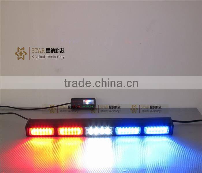 Emergency warning traffic advisor vehicle strobe light bar bule