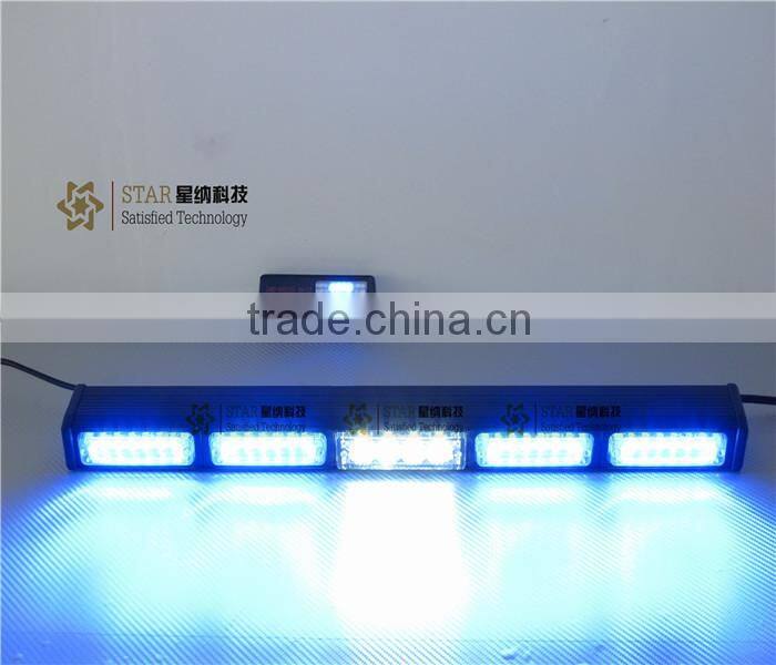 Emergency warning traffic advisor vehicle strobe light bar bule