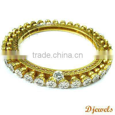 Ladies Diamond Bangles, Stylish Bangles, Diamond Jewelry