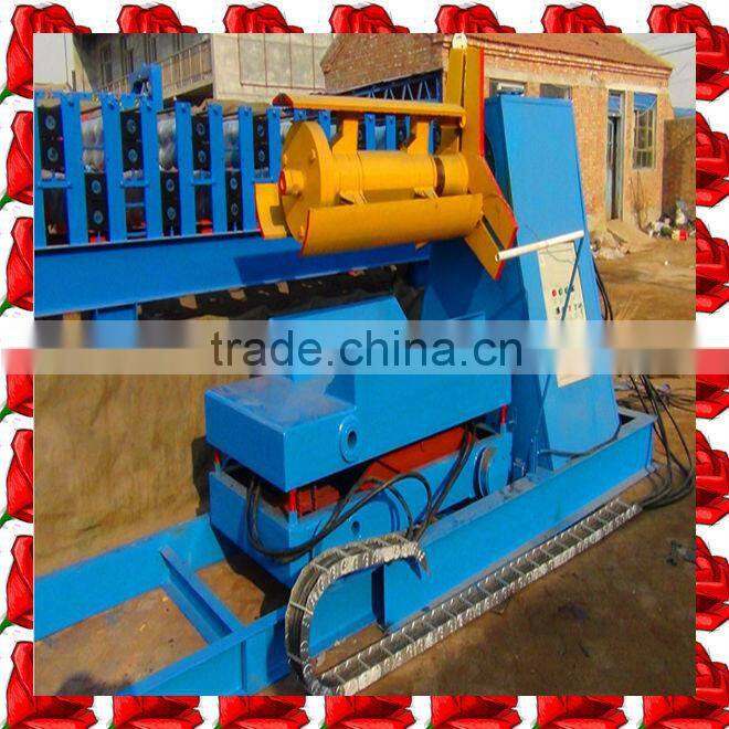 Single head uncoiler with coil car