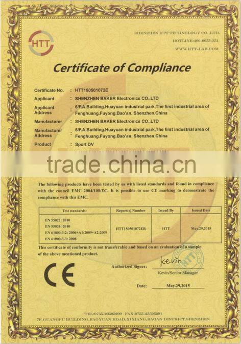 Hot Selling Outdoor Waterproof Action Sport Camera 1080p sports camera sj6000, 30m waterproof extreme