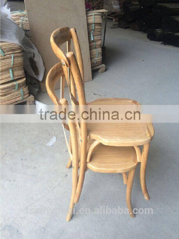 Wooden Antique Cross Back Dining Chair