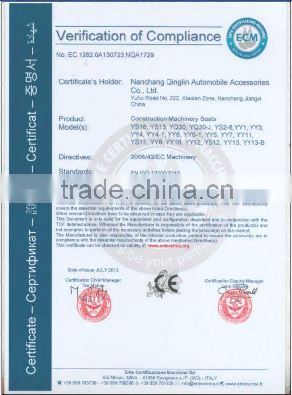 Agricultural Implements Tractor Seats for replace