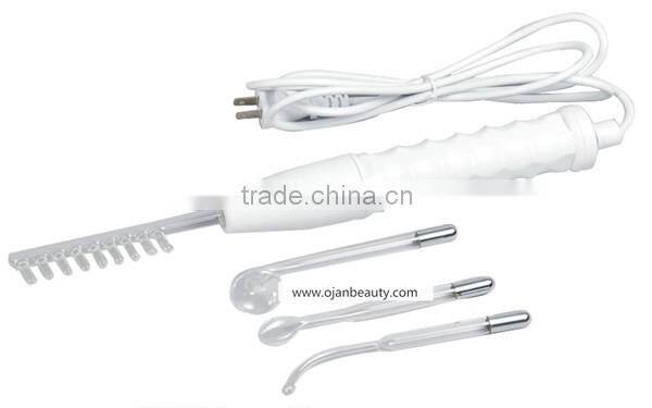 High Quality Portable High Frequency D'arsonval + 4 Red Ray Electrodes Spot Remover Alta Hot Tub Facial Skin Care Spa