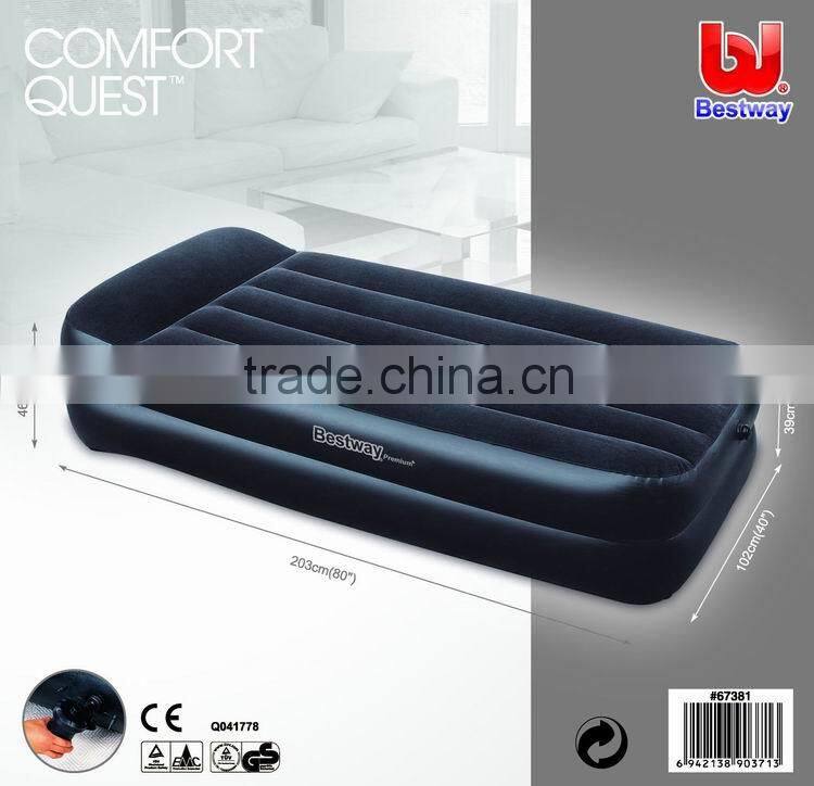 Bestway67381 double single flock mattress +62056 Europe electric pump