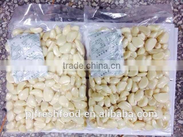 Fresh peeled garlic 5lbx6bg/carton