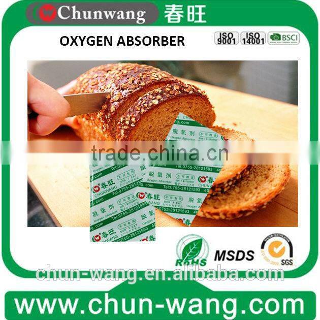 2015 hot selling food grade molecular sieve Oxygen absorber chemicals