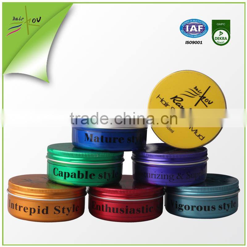 hair pomade oem factory private label halal pomade style cream/water based hold pomade wax