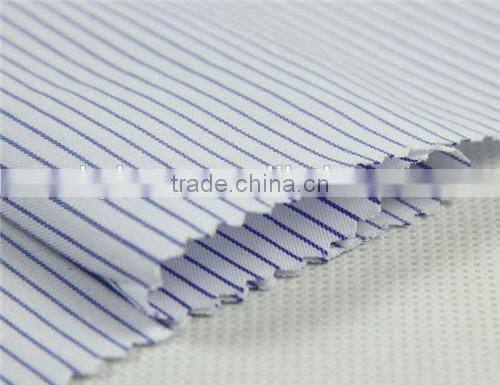 Stripe tc fabric 65/35 tc twill fabric for shirting