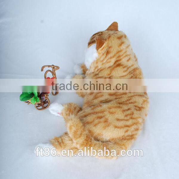 the most popular obesity lovely yellow Garfield Children's toys animal model fur animals animated cat