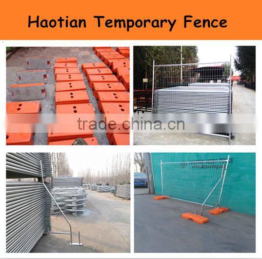 Temporary fence post base Plastic/ Reusable No Galvanized Canada temporary fencing,high standard