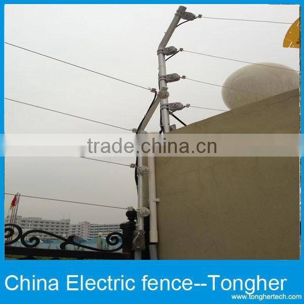 perimeter security high volotage fencing system with alarm