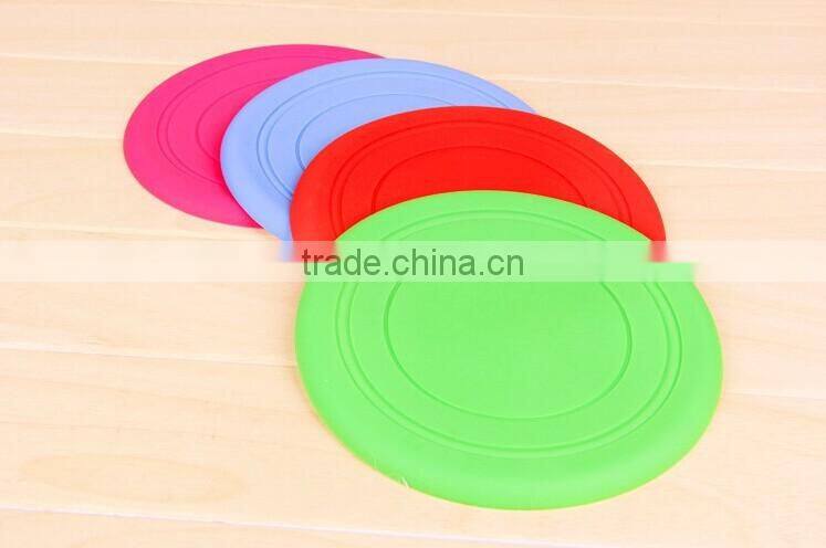 Wholesale low price frisbee premium quality dog toys silicone frisbee, environmental pet flying disk, non-toxic flying disc