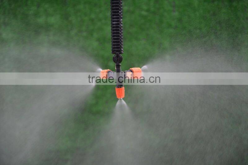 Hot adjustable plastic mist water fogger sprayer nozzle Garden sprinklers