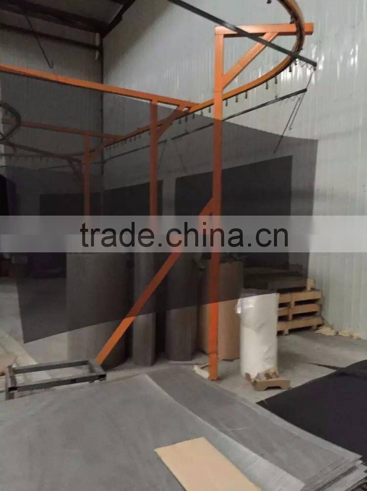 YS manufacturer Black coated mesh for window and door/ insect screen/mesh screening
