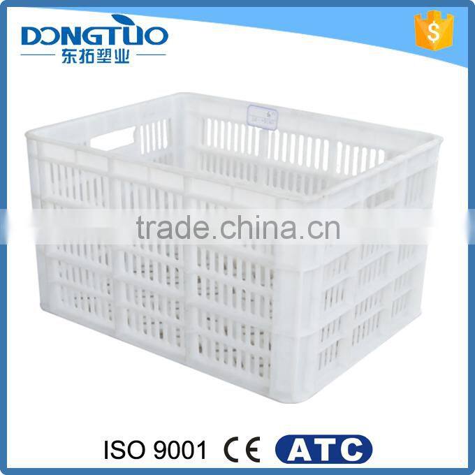 Best price blue fruit plastic container, plastic container with holes