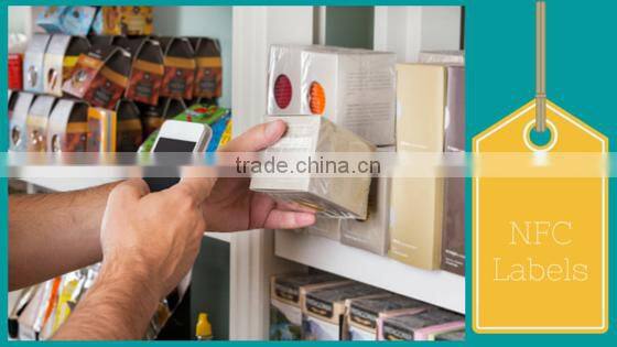 NFC Sticker/Adhesive Label/Tag RFID IC 13.56MHz ISO15693 for Ticket/MetroCard/clothing tracking management