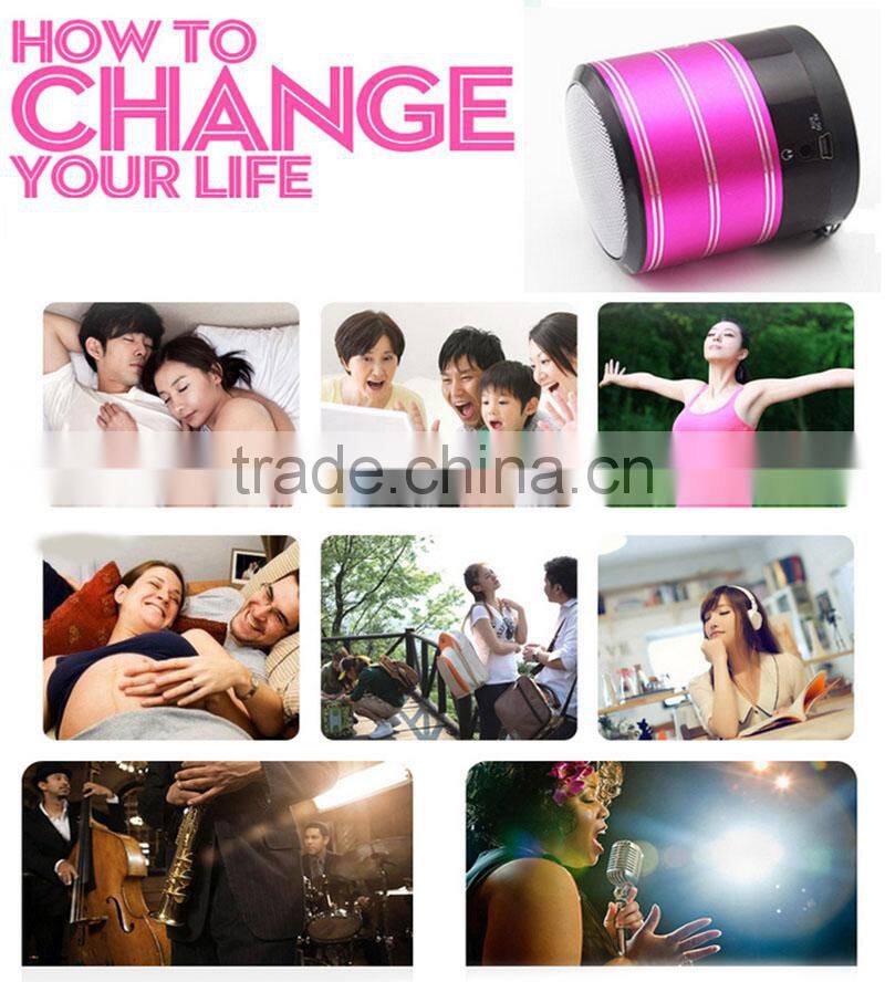 Portable laptop mini speaker USB Digital MP3 Player support HiFi U disk TF card LCD FM Radio LED light mini speaker