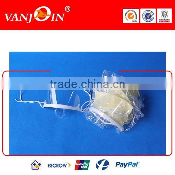 Health and Sanitay Face Mouth Plastic Mask Breathing Mouth Spit Guard Service Mask Transparent Best for Food Processing Cooking