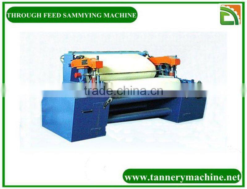 Italy quality 3200mm cow leather double blade or double felt sammying and setting out machine