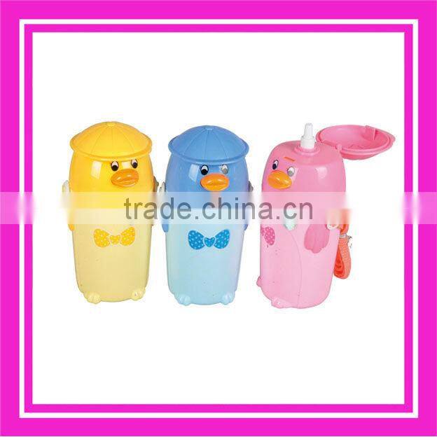 plastic bottle with lunch box and cup for baby