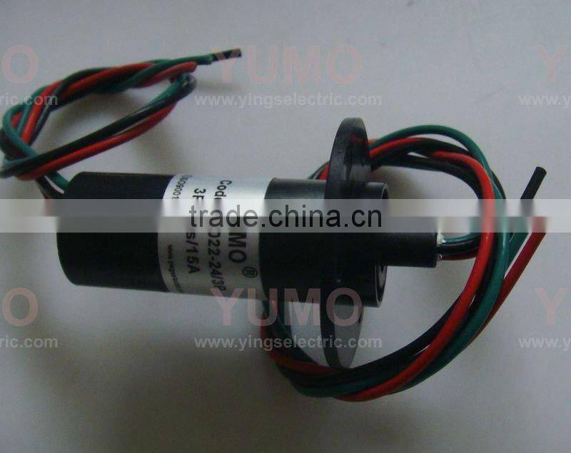 SR022 rotary joint SR022-24 3P 3rings 15A capsule slip ring