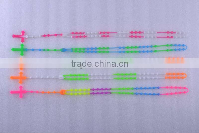 cross silicone necklace