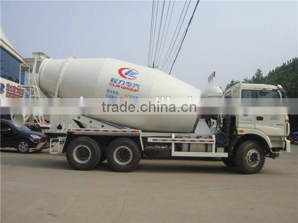 12 cubic meter foton AUMAN 6x4 concrete agitator truck for sale