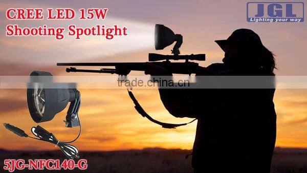 Guangzhou Hot sale hunting light rechargeable led 15W rechargeable led super bright outdoor lighting