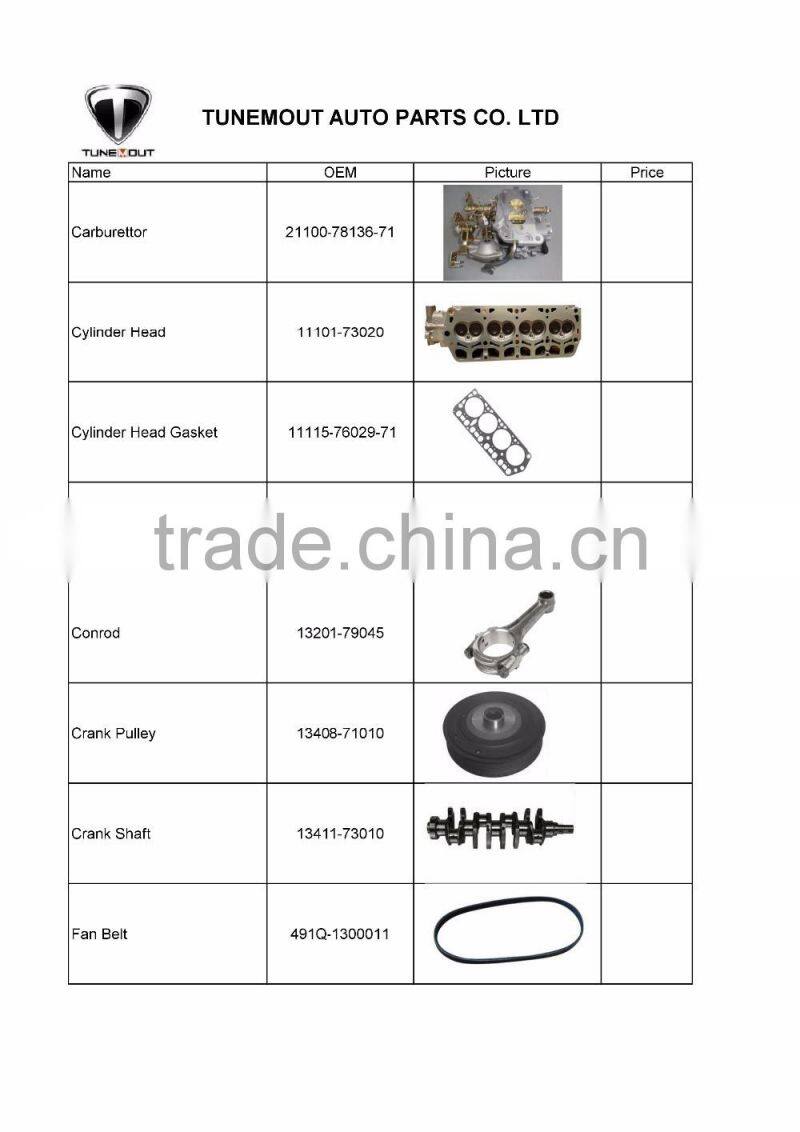 TOYOTA 4Y COMPLETE 4Y ENGINE FOR TOYOTA HIACE