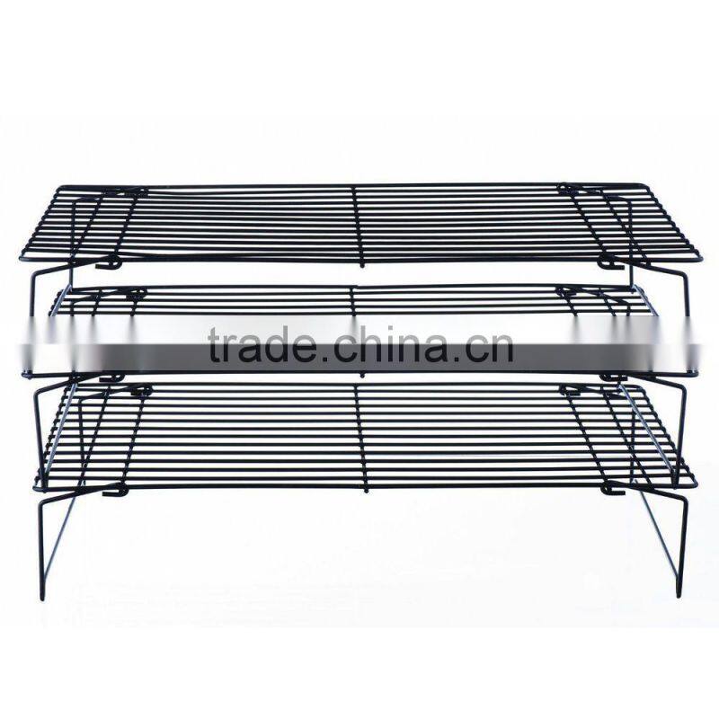 3 Tier Stackable Metal Food Pie Pastry Cooling Display Rack