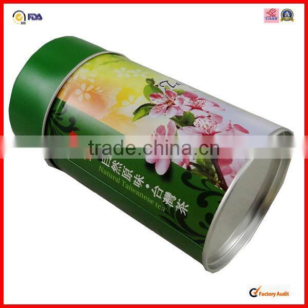 popular chinese green tea tin container
