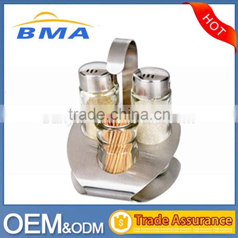 Wholesale 6Pieces Kitchenware Stainless Steel 304 150ml/40ml Spice Jar