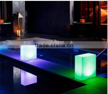 2016 Sigma newest LED lighting up small clear plastic stacking blocks