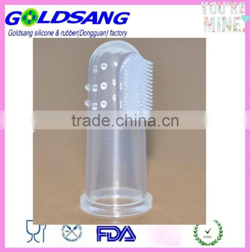 Baby Buddy Infant Finger Tooth Gum Brush Silicone Toothbrush