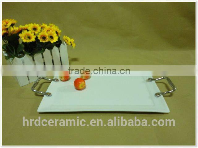 China hot sale stock ceramic plate printing machine with Metal handle