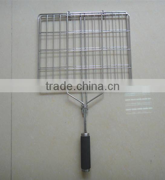 RH-BQ01 Charcoal bbq vegetable wire mesh grill net